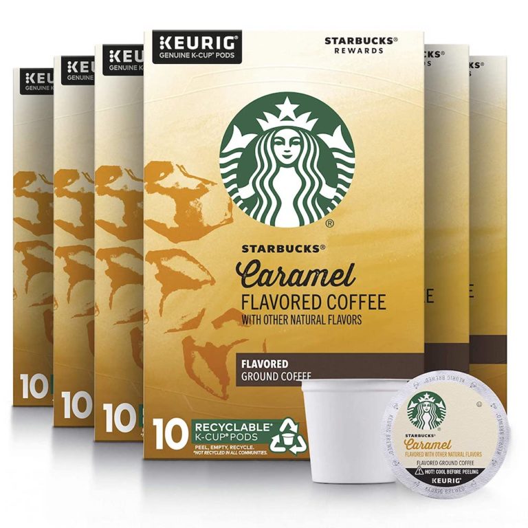 starbucks caramel flavored K cup coffee