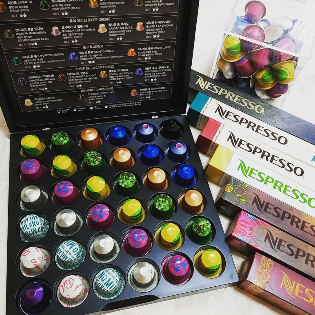 Package of Some Nespresso Capsule Flavors