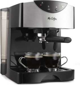 Mr coffee dual shot espresso machine