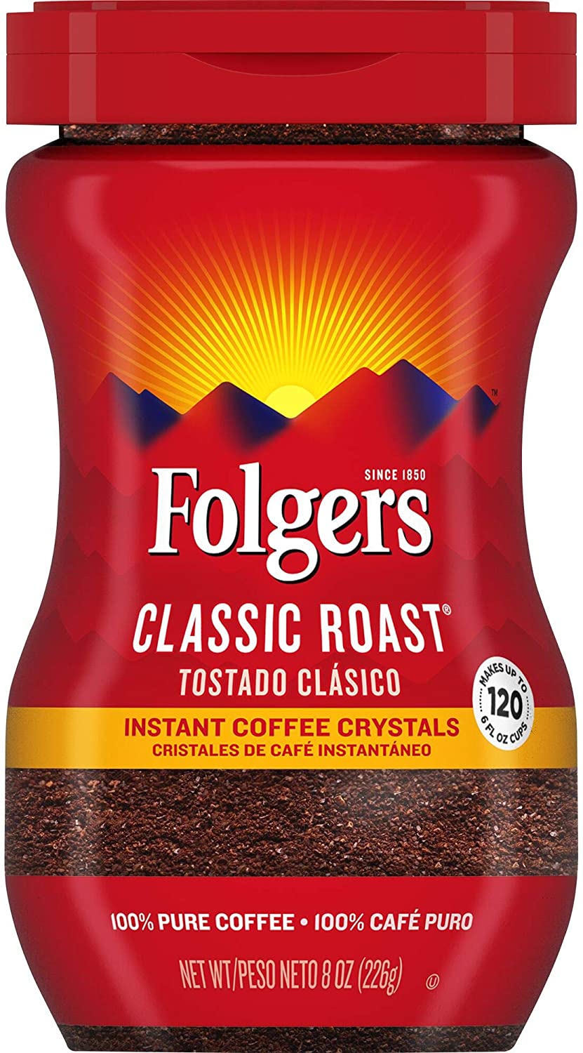 Folgers classic roast instant coffee
