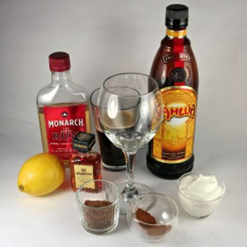 Spanish coffee ingredients